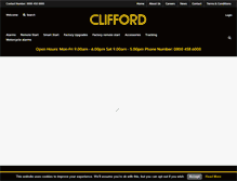 Tablet Screenshot of cliffordalarm.co.uk
